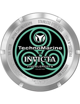 TechnoMarine x Invicta Five Elements - Wind TM-122001 Men's Quartz Watch - 44mm - With extra straps