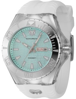 TechnoMarine Cruise TM-122010 Men's Watch - Quartz Movement - Stainless Steel with Blue Dial - 48 mm
