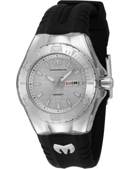 TechnoMarine Cruise TM-122016 Reloj de Mujer - Movimiento de Cuarzo - Acero Inoxidable con Esfera Plateada - 36 mm