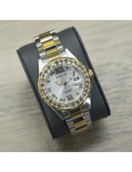 Invicta Pro Diver 20215 Montre Femme - Mouvement à Quartz - Acier Inoxydable avec Cadran Argenté - 38 mm
