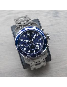 Invicta Pro Diver - SCUBA 0070 Relógio Masculino - Movimento Quartz - Aço Inoxidável com Mostrador Azul - 48 mm