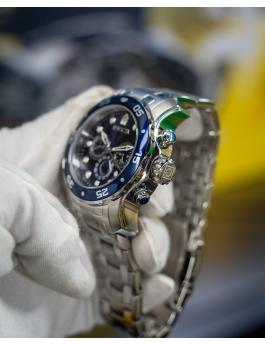 Invicta Pro Diver - SCUBA 0070 Relógio Masculino - Movimento Quartz - Aço Inoxidável com Mostrador Azul - 48 mm