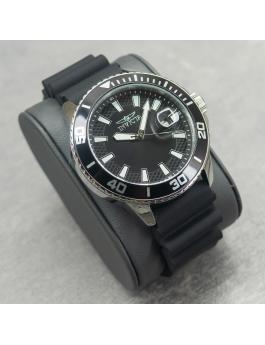 Invicta Pro Diver 46087 Men's Watch - Quartz Movement - Stainless Steel with Black Dial - 45 mm