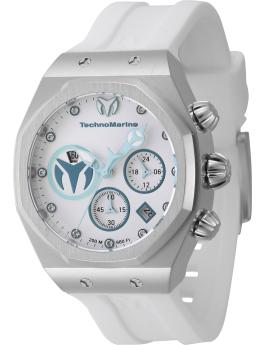 TechnoMarine Reef TM-523005 Reloj de Mujer - Movimiento de Cuarzo - Acero Inoxidable con Esfera Plateada - 40 mm