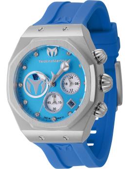 TechnoMarine Reef - Sun TM-523006 Reloj de Mujer - Movimiento de Cuarzo - Acero Inoxidable con Esfera Azul - 40 mm