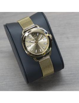 Invicta Wildflower 46338 Ženski ura - Quartz mehanizem - Nerjaveče jeklo z zlatim številčnico - 32 mm