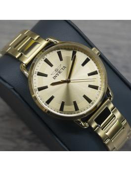 Invicta Wildflower 46332 Reloj de Mujer - Movimiento de Cuarzo - Acero Inoxidable con Esfera Naranja - 38 mm