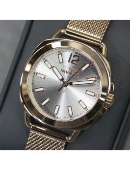 Invicta Wildflower 46339 Orologio da Donna - Movimento al Quarzo - Acciaio Inossidabile con Quadrante Argento - 32 mm