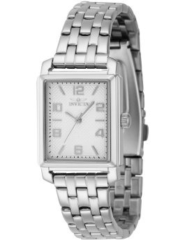 Invicta Vintage 46662 Relógio Masculino - Movimento de Quartzo - Aço Inoxidável com Mostrador Prateado - 24 mm