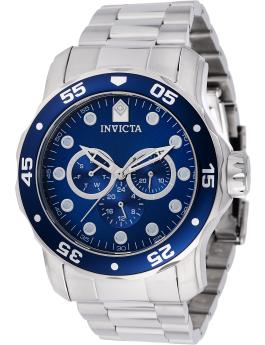 Invicta Pro Diver - SCUBA 45728 Men's Watch - Quartz Movement - Stainless Steel with Blue Dial - 48 mm