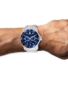 Invicta Pro Diver - SCUBA 45728 Men's Watch - Quartz Movement - Stainless Steel with Blue Dial - 48 mm