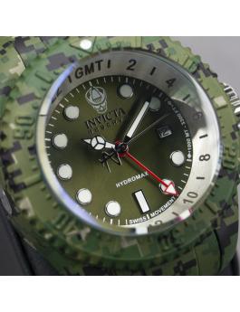 Invicta Reserve 45939 Relógio Masculino - Movimento de Quartzo - Aço Inoxidável com Mostrador Verde - 52 mm