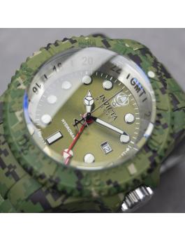 Invicta Reserve 45939 Relógio Masculino - Movimento de Quartzo - Aço Inoxidável com Mostrador Verde - 52 mm