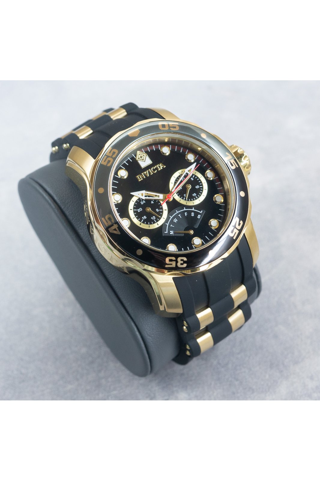Invicta Pro Diver 47964 - Orologio Uomo Automatico, Cassa 47mm Acciaio, Quadrante Nero, Impermeabile 20 Bar