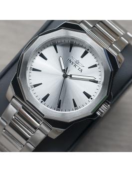 Invicta Speedway 46832 Relógio Masculino - Movimento Quartz - Aço Inoxidável com Mostrador Prateado - 42 mm