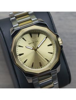 Invicta Speedway 46835 Relógio Masculino - Movimento Quartz - Aço Inoxidável com Mostrador Dourado - 42 mm