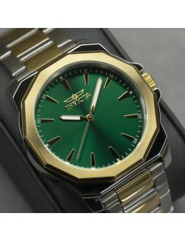 Invicta Speedway 46836 Relógio Masculino - Movimento Quartz - Aço Inoxidável com Mostrador Verde - 42 mm