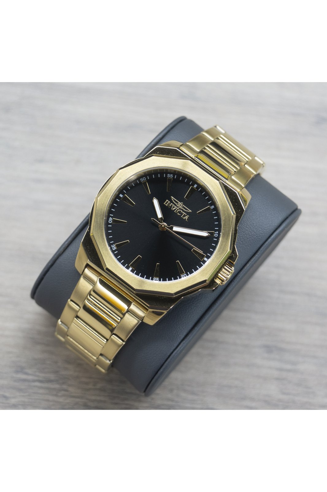 Invicta Speedway 46839 Relógio Masculino - Movimento Quartz - Aço Inoxidável com Mostrador Preto - 42 mm