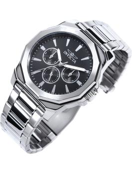 Invicta Speedway 46842 Men's Watch - Quartz Movement - Stainless Steel with Black Dial - 42 mm