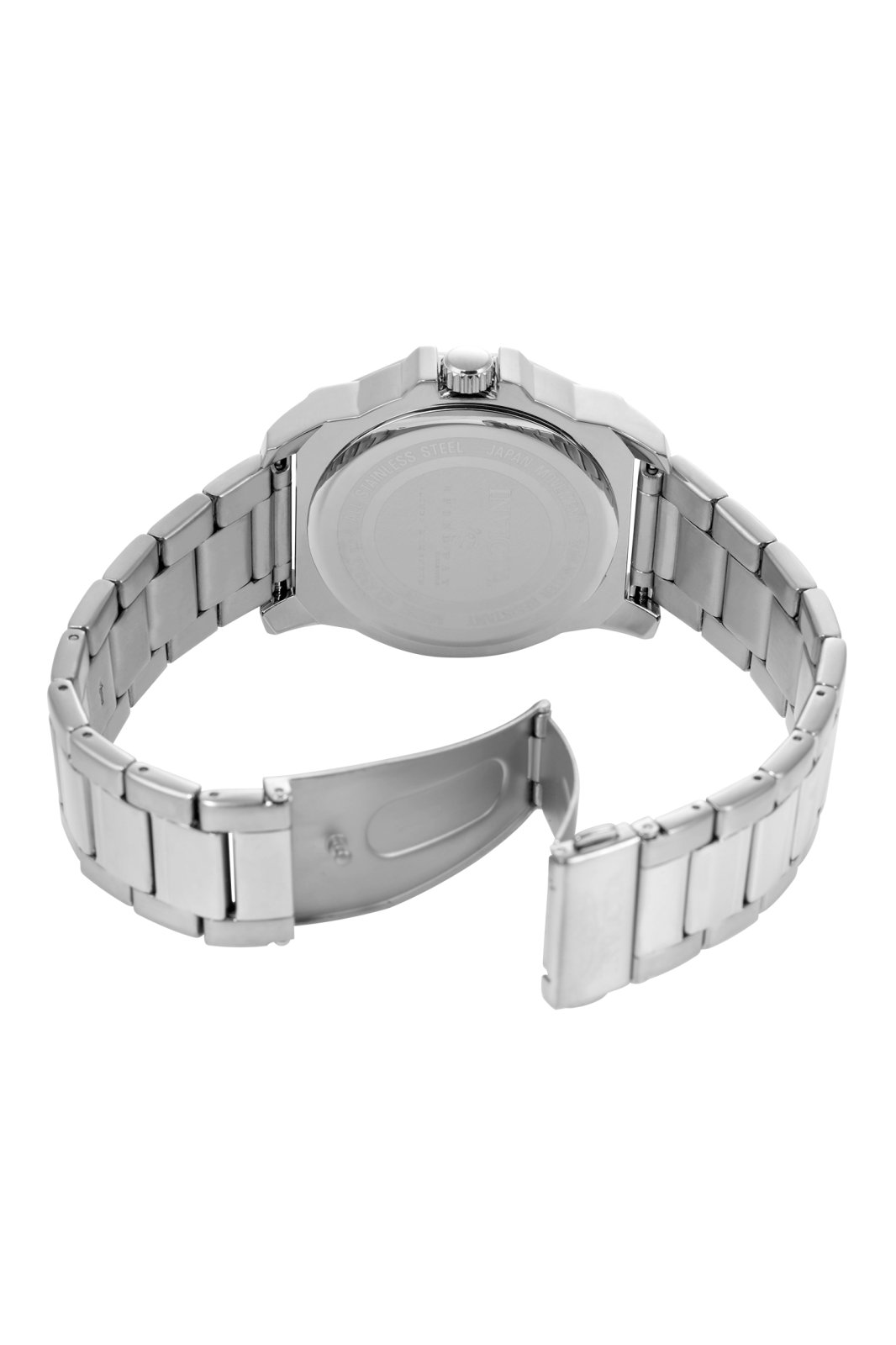 Invicta Speedway 46842 Moška ura - Quartz mehanizem - Nerjaveče jeklo s črnim številčnico - 42 mm