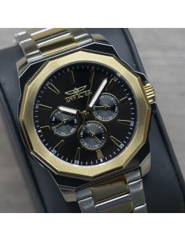 Invicta Speedway 46845 Relógio Masculino - Movimento de Quartzo - Aço Inoxidável com Mostrador Preto - 42 mm
