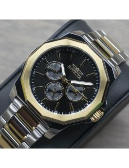 Invicta Speedway 46845 Relógio Masculino - Movimento de Quartzo - Aço Inoxidável com Mostrador Preto - 42 mm