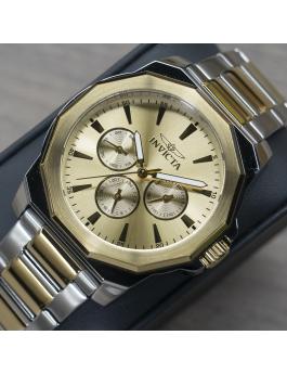 Invicta Speedway 46846 Men's Watch - Quartz Movement - Stainless Steel with Gold Dial - 42 mm