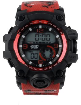Digitex X Invicta Collaboration Men's Watch - Red (AC435-001)