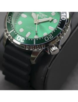 Invicta Pro Diver 47223 Herreklokke - Kvartsurverk - Rustfritt Stål med Grønn Skive - 48 mm