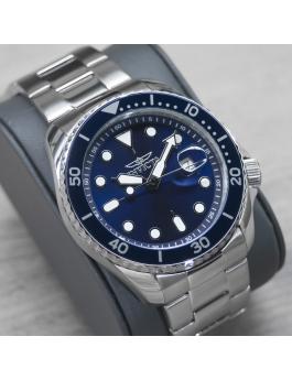 Invicta Pro Diver 47158 Men's Watch - Quartz Movement - Stainless Steel with Blue Dial - 46 mm