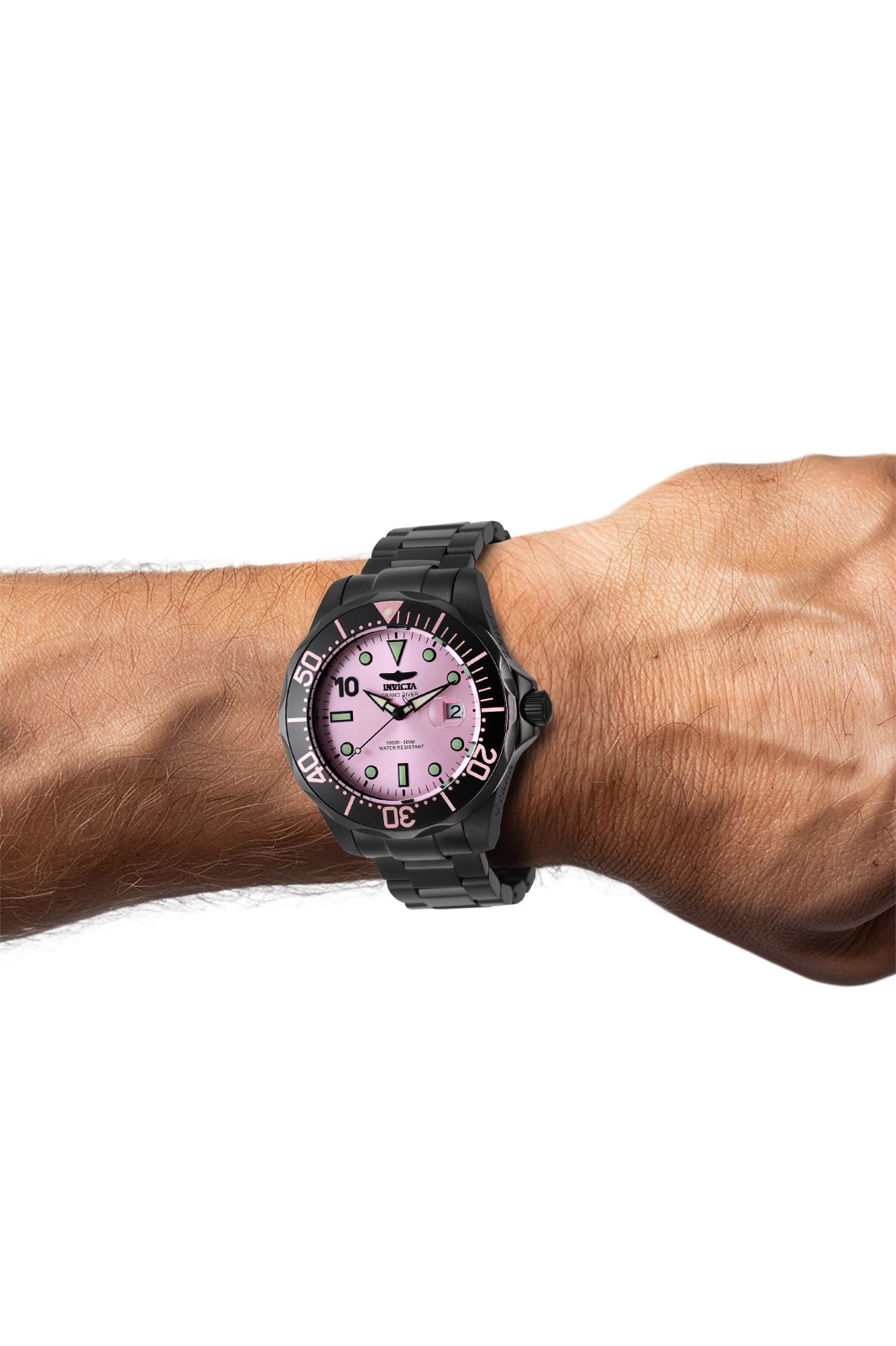 ブラック&ピンク》インビクタ 47mm グランドダイバー マイアミ 