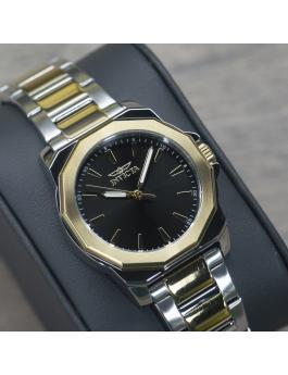 Invicta Speedway 47338 Reloj de Mujer - Movimiento de Cuarzo - Acero Inoxidable con Esfera Negra - 34 mm