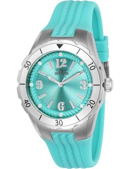 Invicta Angel 24124 Women's Watch - Quartz Movement - Stainless Steel with Blue Dial - 38 mm