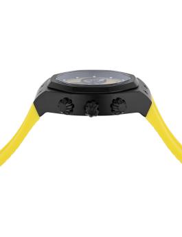 TechnoMarine Reef - Sun TM-523002 Reloj de Hombre - Movimiento de Cuarzo - Acero Inoxidable con Esfera Amarilla - 45 mm