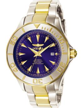 Invicta Signature 7038 Relógio Masculino - Movimento Automático - Aço Inoxidável com Mostrador Azul - 47 mm