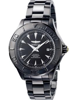 Invicta Signature 7114 Relógio Masculino - Movimento Automático - Aço Inoxidável com Mostrador Preto - 47 mm