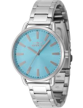 Invicta Wildflower 47321 Orologio da Donna - Movimento al Quarzo - Acciaio Inossidabile con Quadrante Blu - 38 mm
