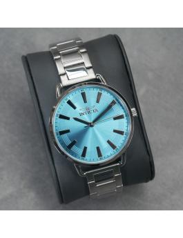 Invicta Wildflower 47321 Relógio Feminino - Movimento de Quartzo - Aço Inoxidável com Mostrador Azul - 38 mm