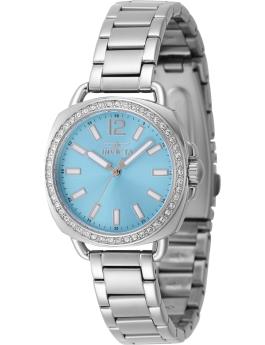 Invicta Wildflower 47327 Orologio da Donna - Movimento al Quarzo - Acciaio Inossidabile con Quadrante Blu - 32 mm