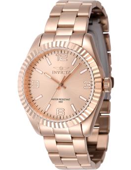 Invicta Specialty 47477 Reloj de Mujer - Quartz Movement - Acero Inoxidable con Esfera de Oro Rosa - 36 mm