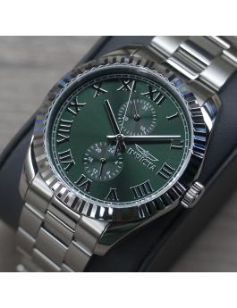 Invicta Specialty 47422 Reloj de Hombre - Quartz Movement - Acero Inoxidable con Esfera Verde - 43 mm