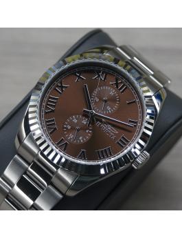 Invicta Specialty 47424 Relógio Masculino - Quartz Movement - Aço Inoxidável com Mostrador Marrom - 43 mm