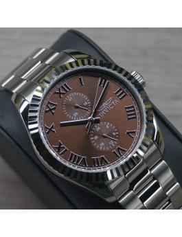 Invicta Specialty 47424 Relógio Masculino - Quartz Movement - Aço Inoxidável com Mostrador Marrom - 43 mm