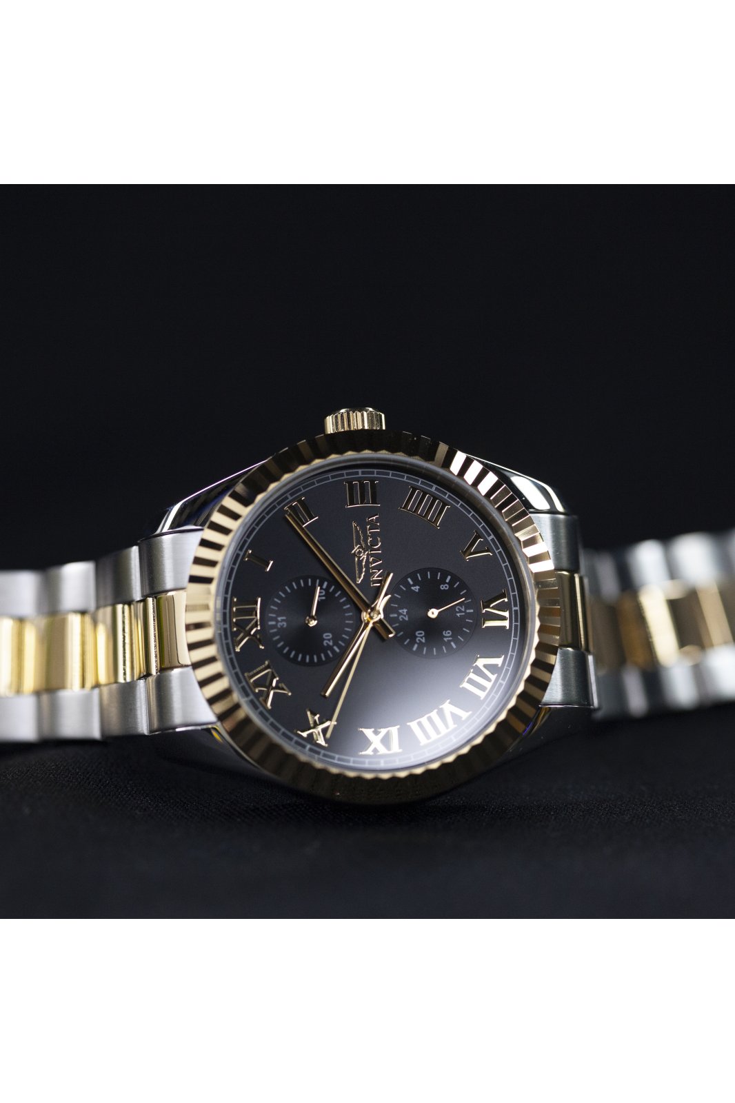 Invicta Specialty 47425 Relógio Masculino - Quartz Movement - Aço Inoxidável com Mostrador Preto - 43 mm