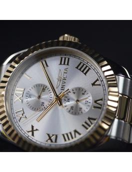 Invicta Specialty 47426 Reloj de Hombre - Quartz Movement - Acero Inoxidable con Esfera Plateada - 43 mm