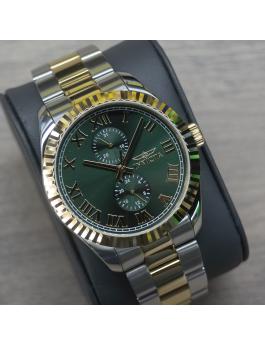 Invicta Specialty 47427 Relógio Masculino - Movimento de Quartzo - Aço Inoxidável com Mostrador Verde - 43 mm