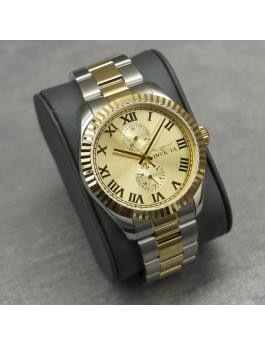 Invicta Specialty 47428 Relógio Masculino - Movimento de Quartzo - Aço Inoxidável com Mostrador Dourado - 43 mm