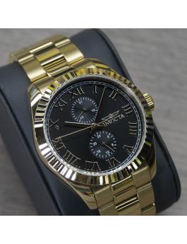 Invicta Specialty 47429 Relógio Masculino - Movimento de Quartzo - Aço Inoxidável com Mostrador Preto - 43 mm