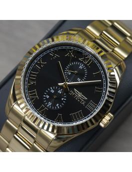 Invicta Specialty 47429 Relógio Masculino - Movimento de Quartzo - Aço Inoxidável com Mostrador Preto - 43 mm
