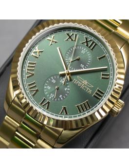 Invicta Specialty 47430 Relógio Masculino - Movimento de Quartzo - Aço Inoxidável com Mostrador Verde - 43 mm